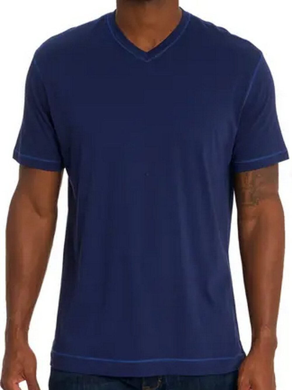 Robert Graham Eastwood V Neck Cotton Modal V Neck T Shirt